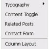 WordPress Shortcode Menu - Woo